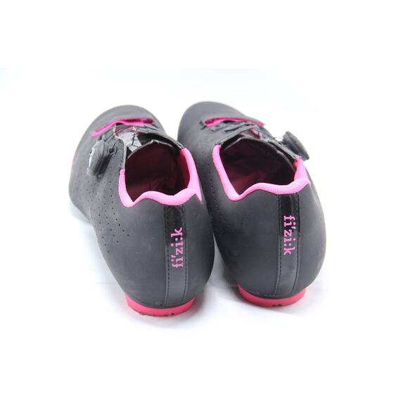 Fizik R5 Tempo Overcurve Cycling Shoes Mens Size 11.5 EU 45 Black Pink 3 Cleat - Picture 4 of 7